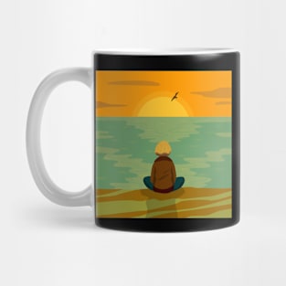 Sunset and Loneliness Mug